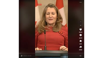 Fact Check: ALTERED Video Appears To Show Canada's Deputy Prime Minister Swaying At Podium -- Edits Distort Actions