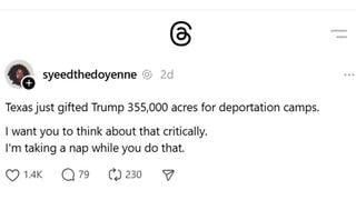 Fact Check: Texas Did NOT Gift Trump 355,000 Acres For Deportation Camp -- But Texas Official Did Propose Use Of Ranch