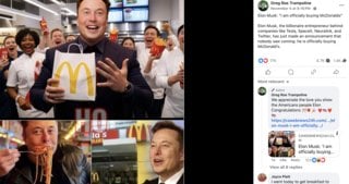 Fact Check: Elon Musk Did NOT Publicly Announce Plans To 'Officially' Buy McDonald's As Of November 13, 2024