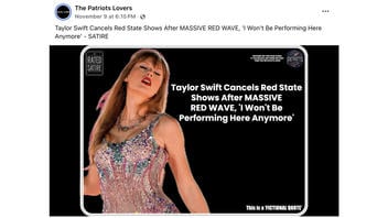 Fact Check: Taylor Swift Did NOT Cancel Concerts In States That Went For Trump In 2024