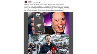 Fact Check: Elon Musk Did NOT Announce 'Tesla Phone Model Pi' As Of November 26, 2024