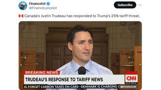 Fact Check: FAKE CNN Video Shows Canadian Prime Minister Trudeau Crying Over Trump's Proposed Tariffs