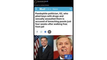 Fact Check: Daily Mail Did NOT Report Sen. Lindsey Graham Is Pedophile Who Breached Parole Weeks After Release From Jail