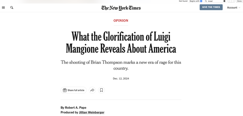 NYT Real Mangione Headline Screenshot Image.png