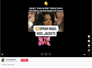 Fact Check: 'Coats For Kids' Is NOT Real Oprah Charity, Did NOT Take In '$140 Million' After Buying '310 Jackets'