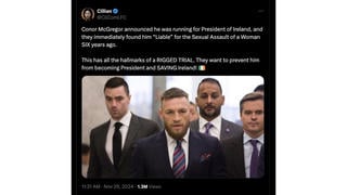 Fact Check: Conor McGregor Was NOT Sued For Sexual Assault After Announcing For President Of Ireland -- Suit Was Filed Years Earlier