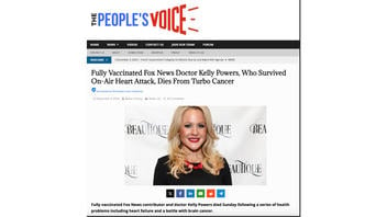 Fact Check: COVID-19 Vaccine Did NOT Cause Death Of 'Fully Vaccinated' Fox Contributor Kelly Powers -- Cancer Diagnosis In Mid-2020