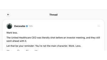 Fact Check: UnitedHealth Group Did NOT Continue Investor Meeting After Learning UnitedHeathcare CEO Was Killed