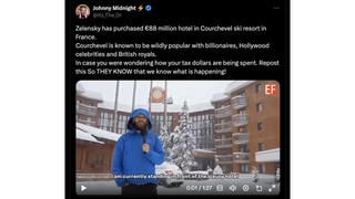 Fact Check: Zelenskyy Did NOT Buy '€88 Million Hotel In Courchevel Ski Resort In France'