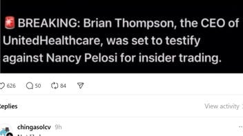 Fact Check: NO Evidence Slain UnitedHealthcare CEO Brian Thompson Was Set To Testify Against Nancy Pelosi For Insider Trading 