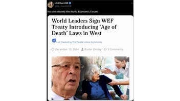 Fact Check: World Leaders Did NOT Sign World Economic Forum Treaty Introducing 'Age of Death' Laws