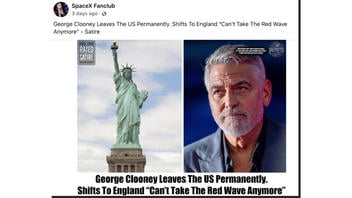 Fact Check: George Clooney Did NOT Leave US Permanently For UK Because He 'Can't Take The Red Wave Anymore'