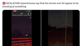 Fact Check: Videos Do NOT Show Armed Drones In New Jersey Firing Weapons In December 2024 -- It's A Marine Helicopter, Military Confirms