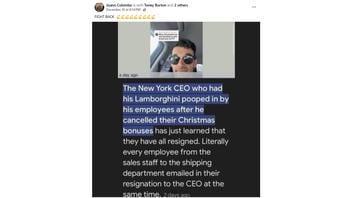 Fact Check: Employees Did NOT Poop In Lamborghini And Quit After CEO Cancelled Bonuses -- Satire Story