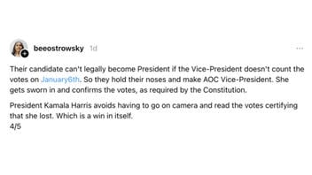 Fact Check: Republicans CANNOT Be Forced To Confirm Rep. Alexandria Ocasio-Cortez As VP To Ensure Trump Becomes President