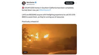 Fact Check: LA Fire Department Did NOT Ask Public For Help In Fighting Wildfires On January 7, 2025 