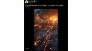 Fact Check: Post's Video Clips Do NOT Show Real Footage Of LA Fires