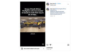 Fact Check: Video Does NOT Show South African Firefighters Dancing At Airport Before Fighting 2025 LA Wildfires