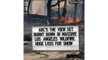 Fact Check: ABC's 'The View' Set Did NOT Burn Down In January 2025 Los Angeles Wildfires -- Claim Originated On Self-Described Satire Site