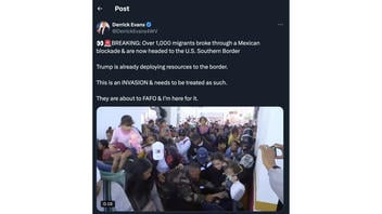 Fact Check: Video Does NOT Show Migrants At Blockade On Southern Border In January 2025 -- It Was March 2023