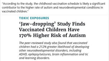 Fact Check: Study Claiming 170% Higher Autism Risk In Vaccinated Kids Is NOT Credible