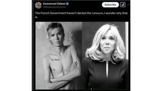 Fact Check: Photo Does NOT Show Younger Brigitte Macron, Who Did Not Transition From Male To Female -- Image is Altered