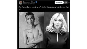 Fact Check: Photo Does NOT Show Younger Brigitte Macron, Who Did Not Transition From Male To Female -- Image is Altered