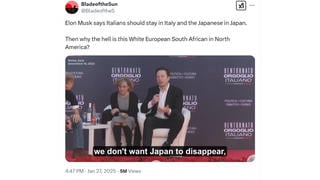 Fact Check: Elon Musk Did NOT Say Italians Should Stay In Italy, Japanese Must Stay In Japan