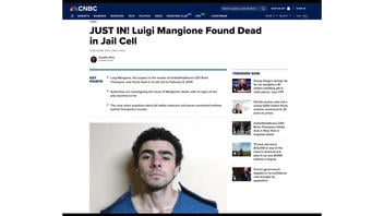 Fact Check: CNBC Did NOT Publish Headline Saying Luigi Mangione Was Found Dead In His Jail Cell