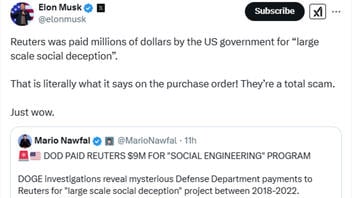 Fact Check: U.S. Government Did NOT Pay Reuters For 'Large Scale Social Deception'