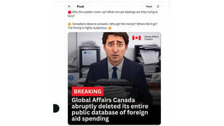 Fact Check: Canada Did NOT Delete Its Foreign Aid Database -- It Was Experiencing Technical Difficulties