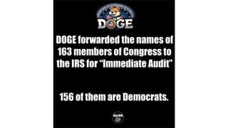 Fact Check: Story DOGE Forwarded Names Of 163 Members Of Congress To IRS Originated On Satire Page