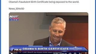 Fact Check: Sheriff Joe Arpaio Did NOT Hold A Press Conference On Barack Obama's Birth Certificate In February 2025 -- Clip Shows 2016 Arpaio Stunt