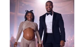 Fact Check: AI Photo Shows Simone Biles Pregnant And Posing In Evening Wear Next To Jonathan Owens -- No Pregnancy Announced