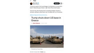 Fact Check: Secretary Of Defense Says US Is NOT Shutting Naval Base In Alexandroupoli, Greece, Trump Says Report Of Closure 'Not A Correct Story'