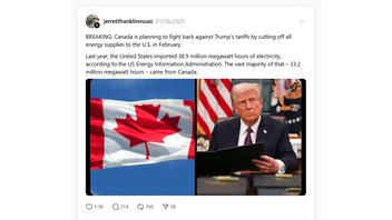 Fact Check: Canada Is NOT Planning To Cut Off Energy Exports To US in Response To Trump Tariffs As Of February 3, 2025