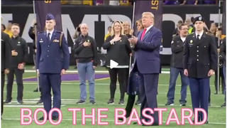 Fact Check: Edited Video Captioned 'Boo The Bastard' Does NOT Show Trump Being Booed At 2025 Super Bowl -- Old Video, Audio Added