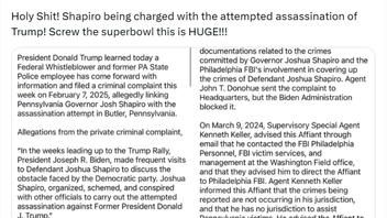 FACT CHECK: Pennsylvania Gov. Josh Shapiro Has NOT Been Charged In Trump Assassination Attempt