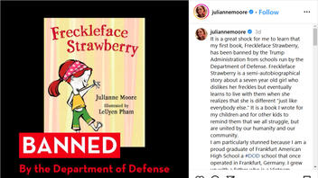 Fact Check: Trump Administration Did NOT Ban Julianne Moore's Book From DoD Schools, But Review Is Ongoing