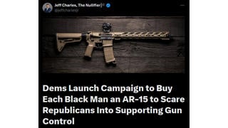 Fact Check: Satire Story Says Non-Profit Group Wants To Buy Each Black Man In America An AR-15 Rifle To Scare Republicans