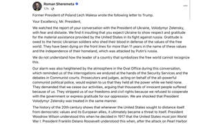 Fact Check: Ex-Polish President Lech Wałęsa DID Write Letter To Trump Expressing 'Fear And Distaste' At Oval Office Meeting With Zelenskyy