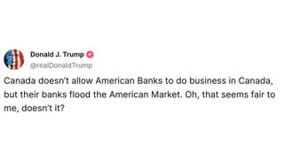 Fact Check: Canada Does NOT Bar American Banks From Operating In Country