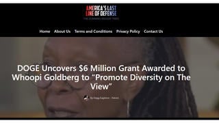 Fact Check: DOGE Did NOT Uncover $6 Million Grant Awarded To Whoopi Goldberg To "Promote Diversity On The View"