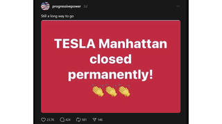 Fact Check: Tesla Showroom In Manhattan Has NOT Closed Permanently As Of March 19, 2025