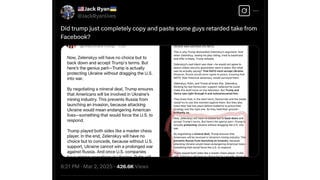 Fact Check: Trump Did NOT Just Copy and Paste A Guy's Facebook Zelenskyy Post -- He Gave Credit