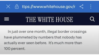 Fact Check: Trump Quote About Illegal Border Crossings Down 'More Than 100 Percent' WAS Published By White House