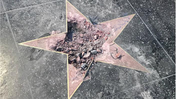 Fact Check: Image Does NOT Show Gal Gadot's Hollywood Walk Of Fame Star Destroyed -- No Reports It Happened