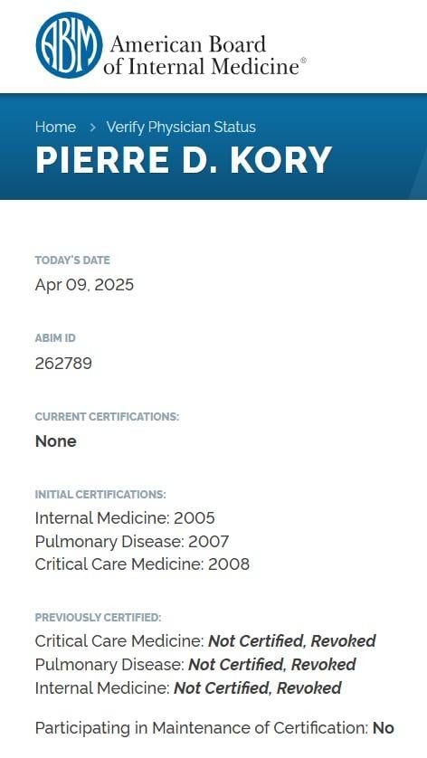 Kory Internal Medicine status.jpg