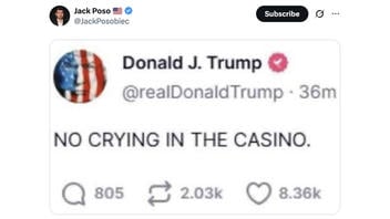 Fact Check: Donald Trump Did NOT Post 'No Crying in the Casino' Amid Stock Market Turmoil -- Screenshot is Fake