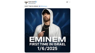 Fact Check: Eminem Did NOT Announce a Concert in Israel for June 2025